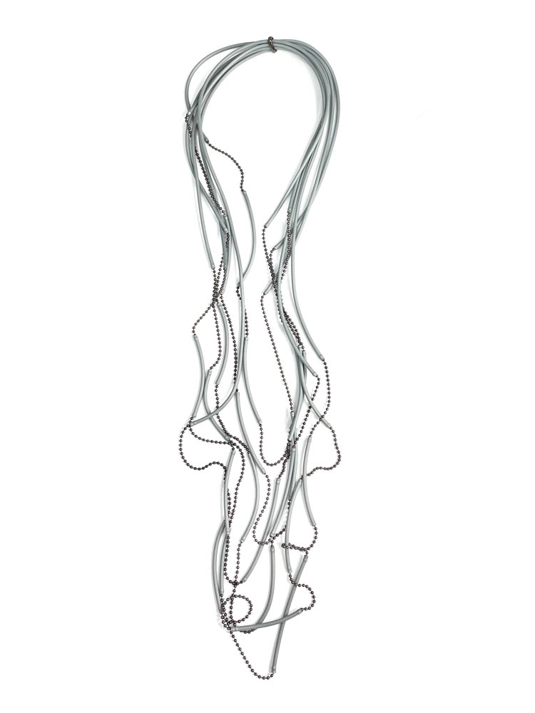 Бусы ШАРИКИ серый арт 30903 Бусы ШАРИКИ серый арт 30903