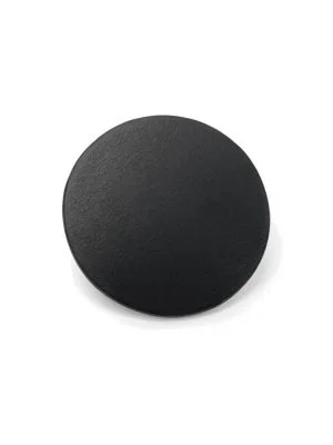 Кольцо из кожи КРУГ 7 чёрный арт 62001 в магазине дизайнерских украшений Cherepaha.shop