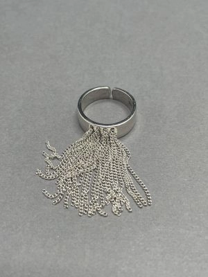 Кольцо ЦЕПИ арт 37401 в магазине дизайнерских украшений Cherepaha.shop