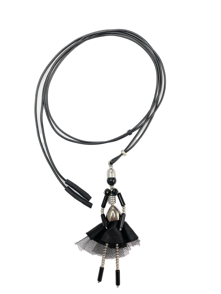 Кулон ТАНЦУЮЩАЯ чёрный арт 0941 Кулон ТАНЦУЮЩАЯ чёрный арт 0941