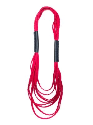 Колье красный арт 54301