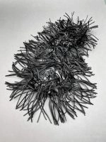 Колье АКТИНИЯ чёрный арт 40201 в магазине дизайнерских украшений Cherepaha.shop