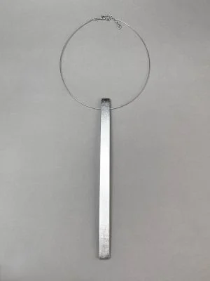 Колье СТИК М серебро чёрный арт 59002