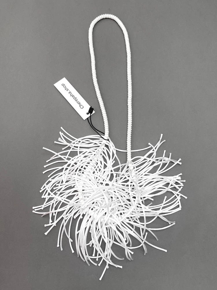 Бусы пляжные АКТИНИЯ M белый арт 44202 Бусы пляжные АКТИНИЯ M белый арт 44202