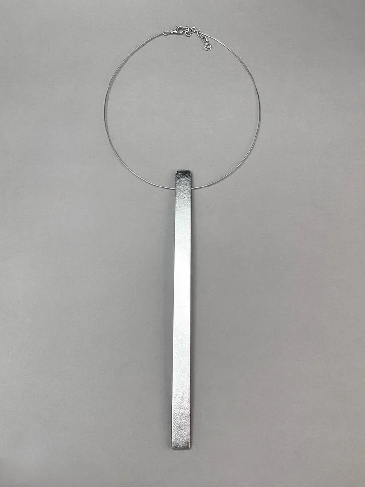 Колье СТИК М серебро чёрный арт 59002