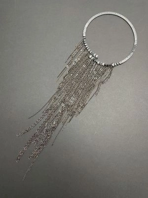 Колье ВДОХНОВЕНИЕ гематит чёрный арт 34501 в магазине дизайнерских украшений Cherepaha.shop