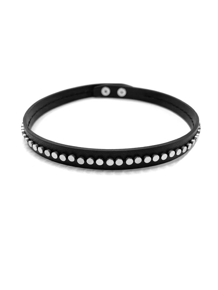 Трансформер ЧОКЕР-БРАСЛЕТ УЗКИЙ чёрный серебро арт 55601 Трансформер ЧОКЕР-БРАСЛЕТ УЗКИЙ чёрный серебро арт 55601