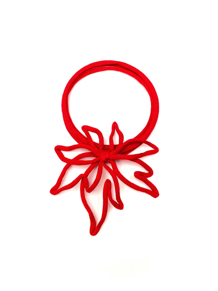 Колье ПАУК красный арт 0753