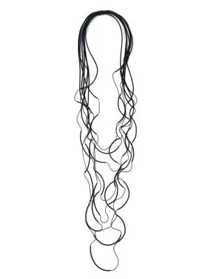 Бусы ШАРИКИ чёрный золотистый арт 30909