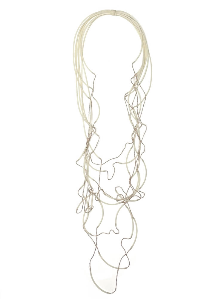 Бусы ШАРИКИ тонкий айвори арт 30904