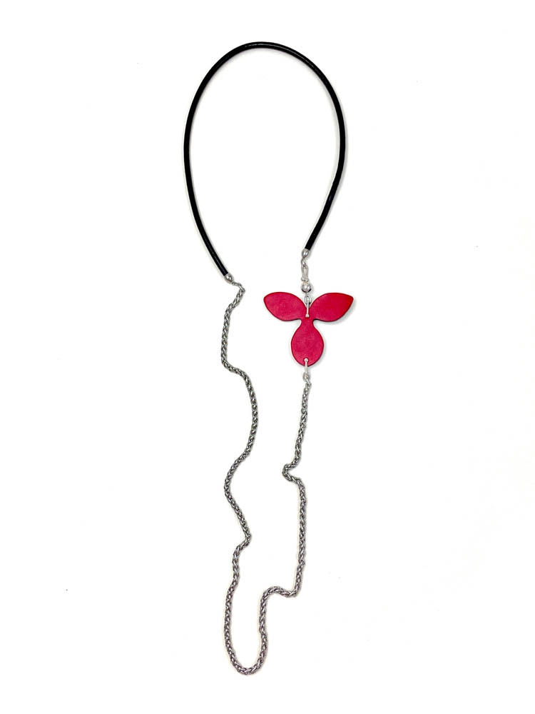 Сотуар из кожи ОРХИДЕЯ красный чёрный арт 40604 Сотуар из кожи ОРХИДЕЯ красный чёрный арт 40604