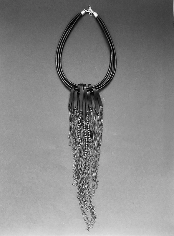 Колье ЦЕПИ чёрный арт 0962 Колье ЦЕПИ чёрный арт 0962