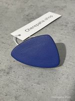 Кольцо из кожи ЛЕПЕСТОК L синий арт 21611 в магазине дизайнерских украшений Cherepaha.shop