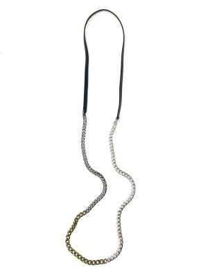 Кросс-боди чёрный серебро бронза чёрный арт 55904 в магазине дизайнерских украшений Cherepaha.shop