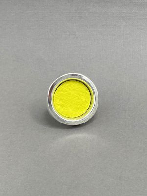 Кольцо ПАН лимонный арт 34805 в магазине дизайнерских украшений Cherepaha.shop