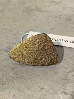 Кольцо из кожи ЛЕПЕСТОК L бронза арт 2168 в магазине дизайнерских украшений Cherepaha.shop