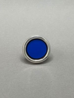 Кольцо ПАН синий арт 34803 в магазине дизайнерских украшений Cherepaha.shop