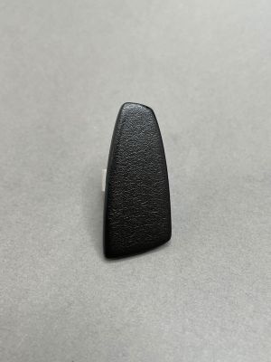 Кольцо из кожи чёрный арт 37101 в магазине дизайнерских украшений Cherepaha.shop