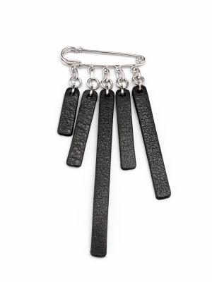 Брошь-булавка СТИК чёрный арт 64702 в магазине дизайнерских украшений Cherepaha.shop