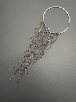 Колье ВДОХНОВЕНИЕ гематит чёрный арт 34501 в магазине дизайнерских украшений Cherepaha.shop